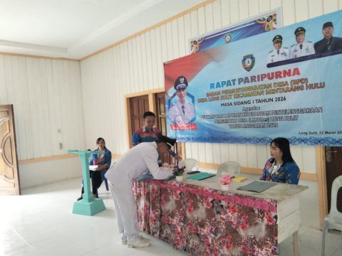 Pelaksanaan LKPDes Desa Lung Sulit